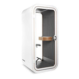 Soundproof office pod price by Agile Designs with PET felt walls and ventilation