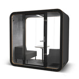 Custom color soundproof meeting pod for office by Agile Designs